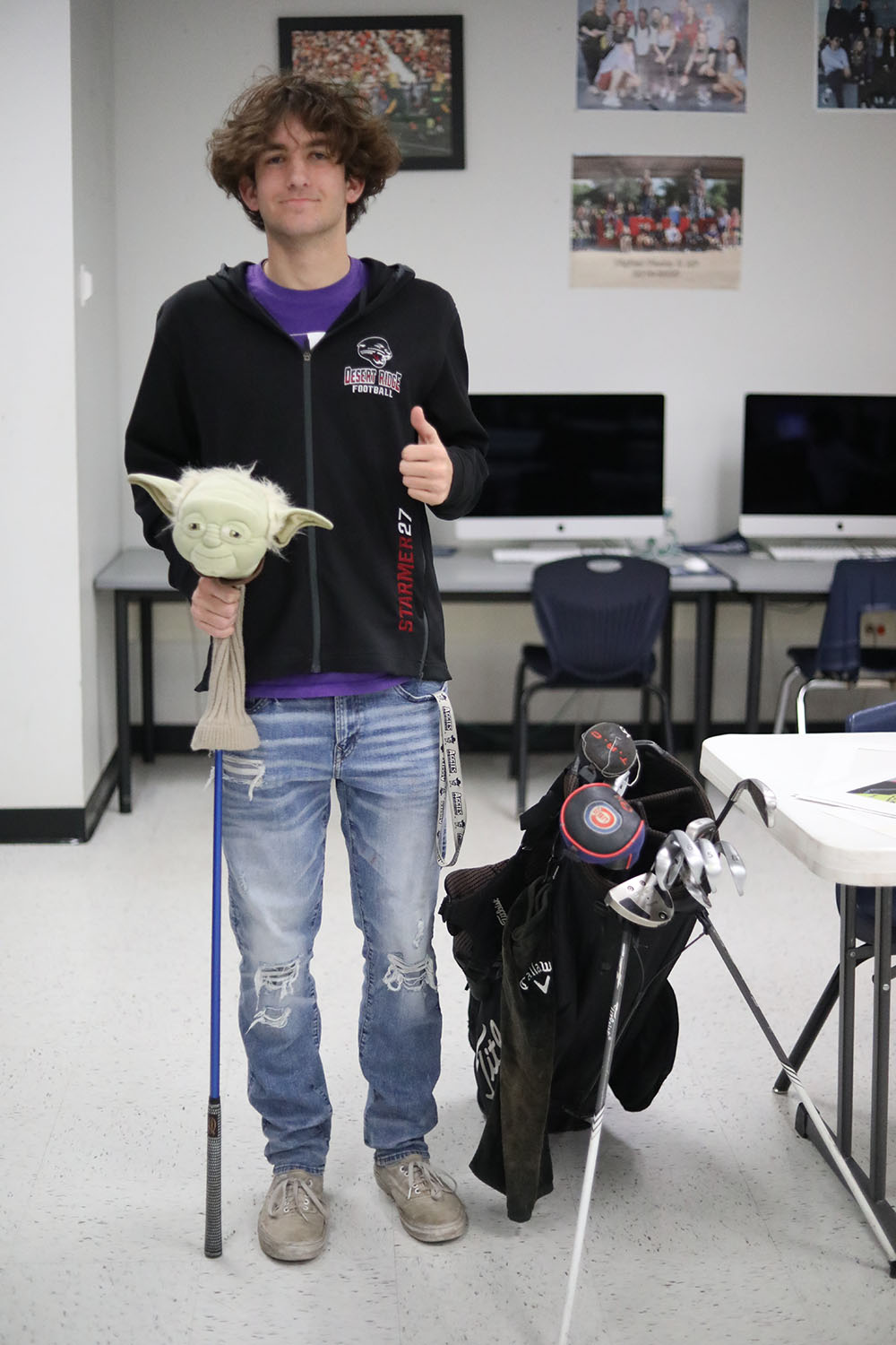 Brayden Anything but a Backpack!