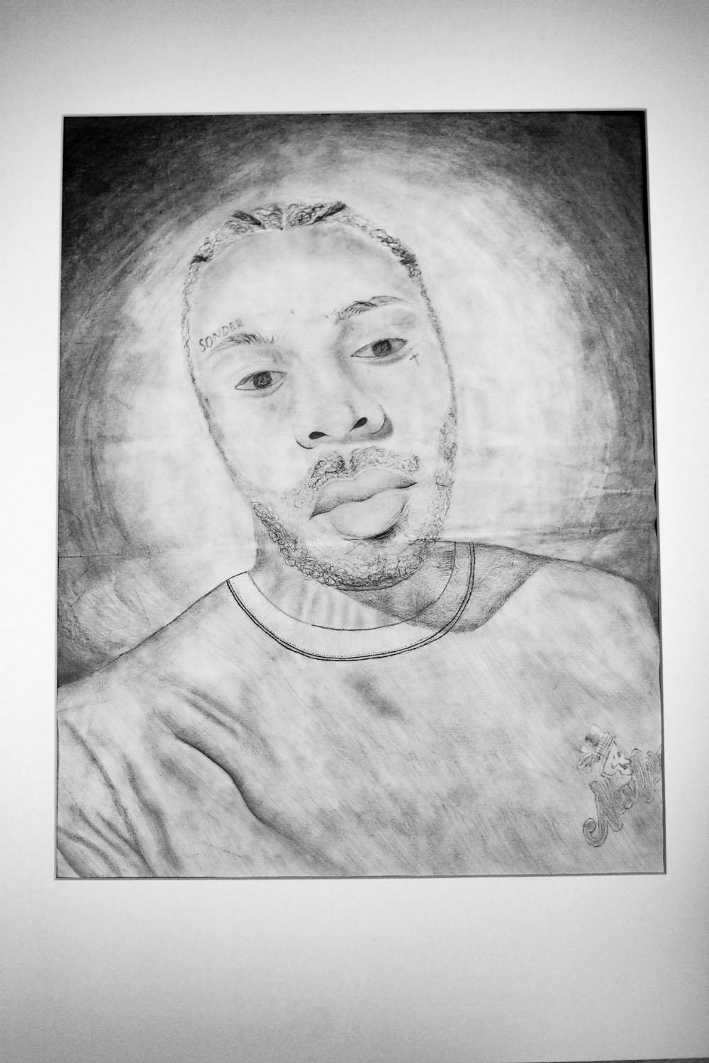 Pencil drawing of a man Pencil drawing of a man