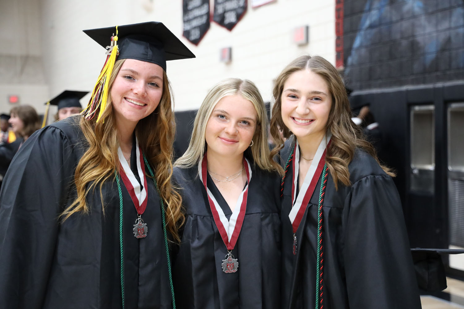 The young ladies set for graduation The young ladies set for graduation
