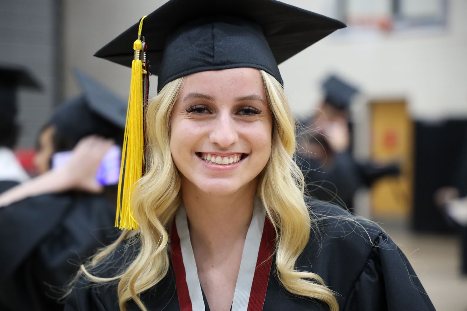 Smiling before graduation Smiling before graduation