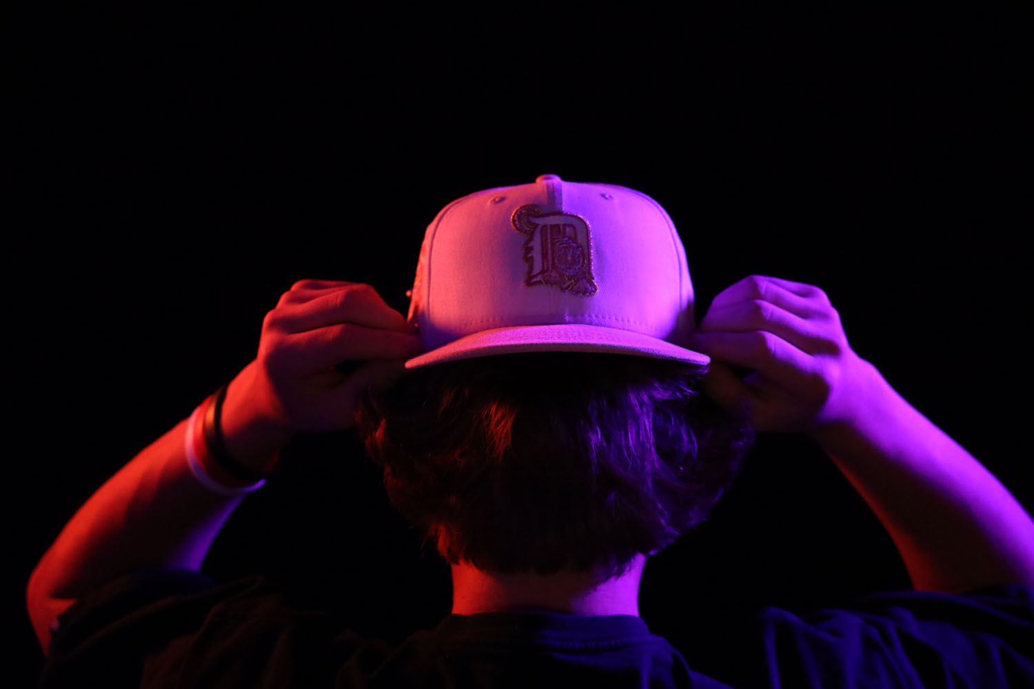 Zach in dramatic lighting Zach in dramatic lighting