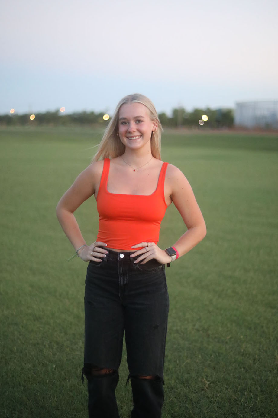 Kennedy in a field Kennedy in a field