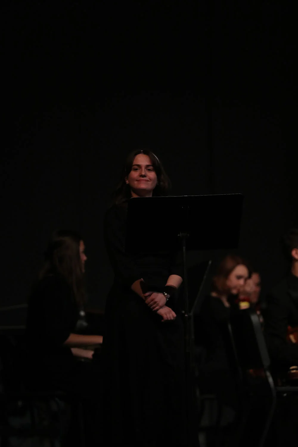 Proud senior at the concert