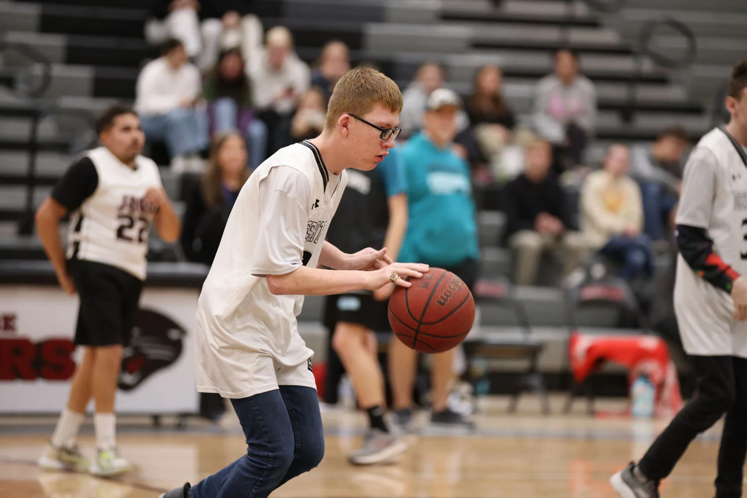 Taking the ball up the court Taking the ball up the court