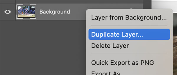 layers panel- Duplicate layer layers panel- Duplicate layer