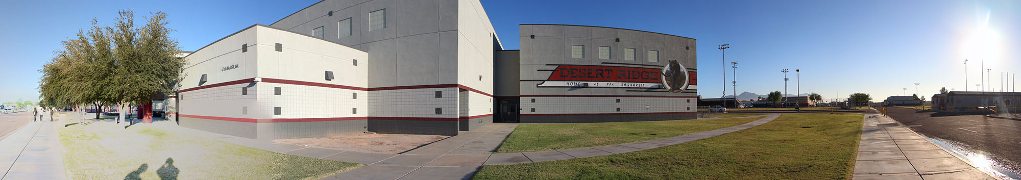 Outside the DRHS Gym Outside the DRHS Gym